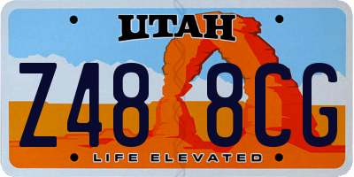 UT license plate Z488CG