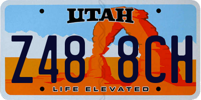 UT license plate Z488CH