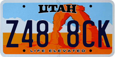 UT license plate Z488CK