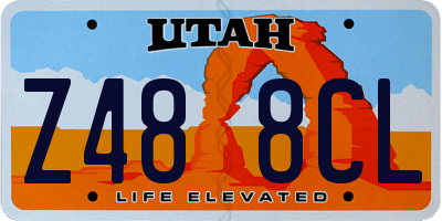 UT license plate Z488CL