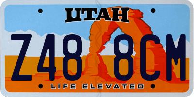 UT license plate Z488CM