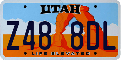 UT license plate Z488DL