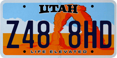 UT license plate Z488HD