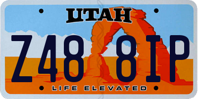 UT license plate Z488IP