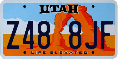 UT license plate Z488JF