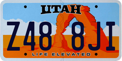 UT license plate Z488JI