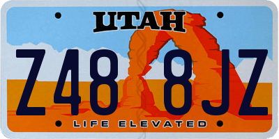 UT license plate Z488JZ