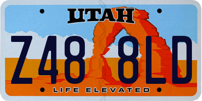 UT license plate Z488LD