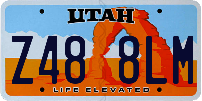 UT license plate Z488LM