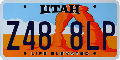 UT license plate Z488LP