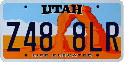 UT license plate Z488LR