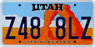 UT license plate Z488LZ