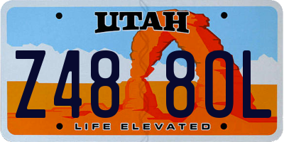 UT license plate Z488OL