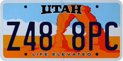 UT license plate Z488PC