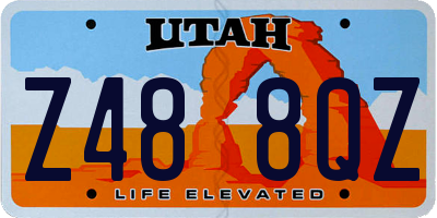 UT license plate Z488QZ