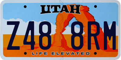 UT license plate Z488RM