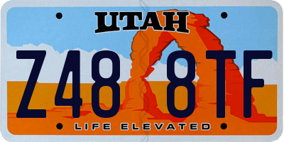 UT license plate Z488TF