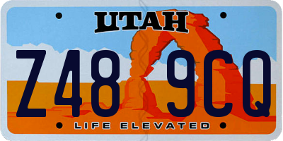 UT license plate Z489CQ