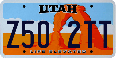UT license plate Z502TT