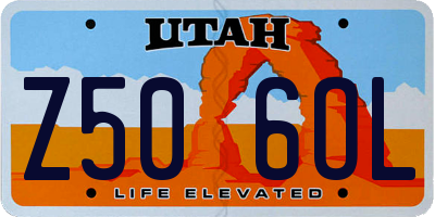 UT license plate Z506OL