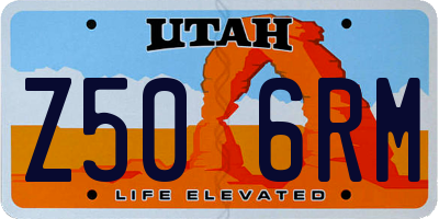 UT license plate Z506RM