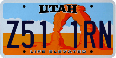 UT license plate Z511RN