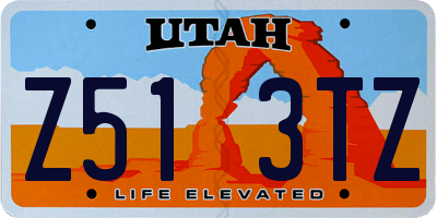 UT license plate Z513TZ