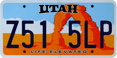 UT license plate Z515LP
