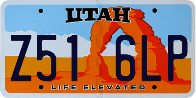 UT license plate Z516LP