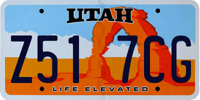 UT license plate Z517CG