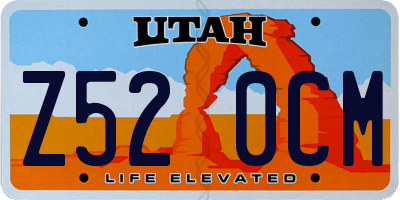 UT license plate Z520CM