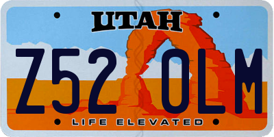 UT license plate Z520LM
