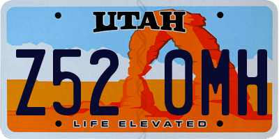UT license plate Z520MH