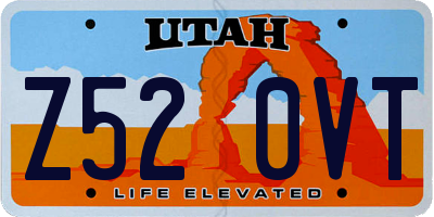 UT license plate Z520VT
