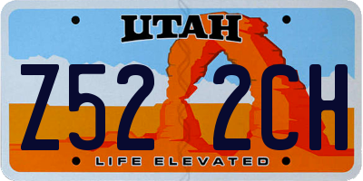 UT license plate Z522CH