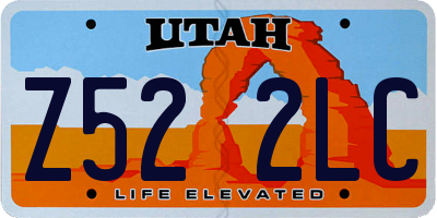 UT license plate Z522LC