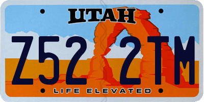 UT license plate Z522TM