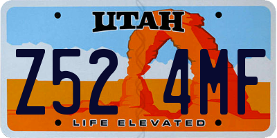 UT license plate Z524MF