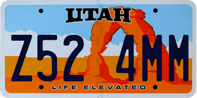 UT license plate Z524MM