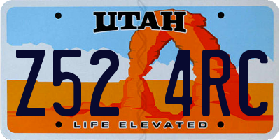 UT license plate Z524RC