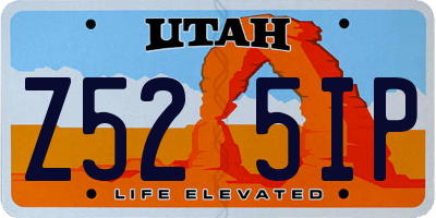 UT license plate Z525IP