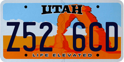 UT license plate Z526CD