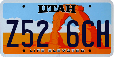 UT license plate Z526CH