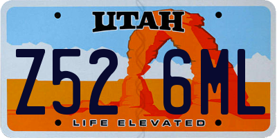 UT license plate Z526ML
