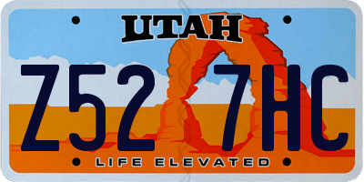 UT license plate Z527HC