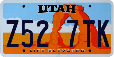 UT license plate Z527TK