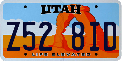 UT license plate Z528ID