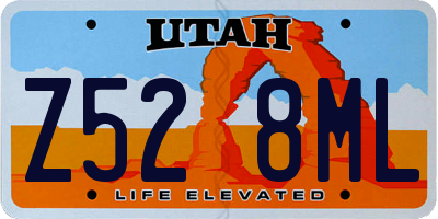 UT license plate Z528ML