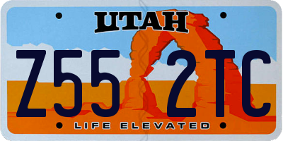 UT license plate Z552TC