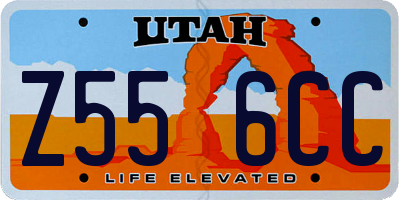 UT license plate Z556CC